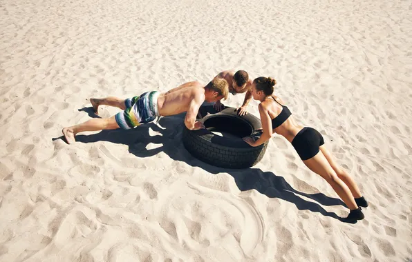Sand, wheel, tire, physical activity