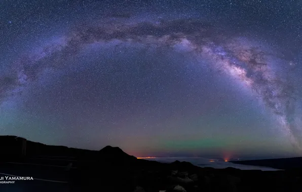 Picture stars, The Milky Way, photographer, Kenji Yamamura, Mauna Kea