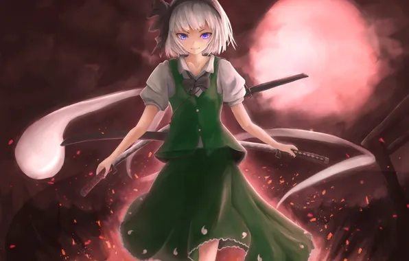 Girl, ghosts, Touhou, Touhou