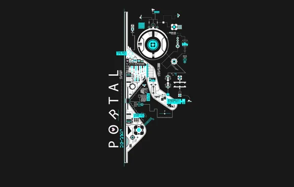 The game, the portal, art, portal, aperture laboratories