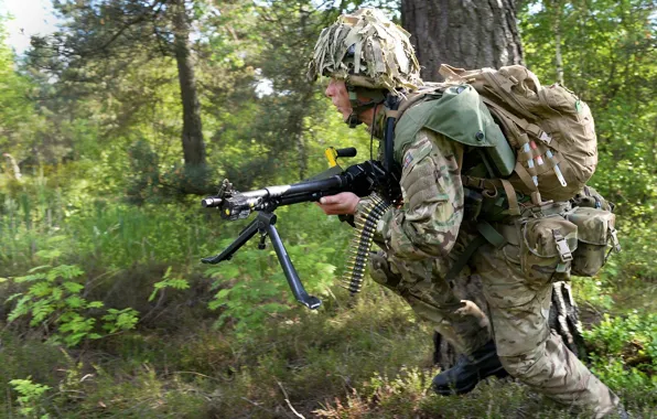 Weapons, soldiers, British Army