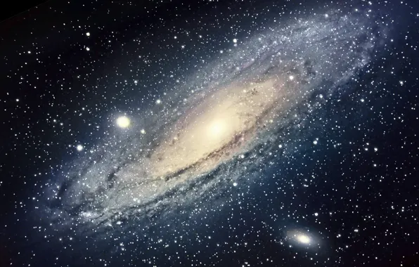 Space, stars, Andromeda, Galaxy