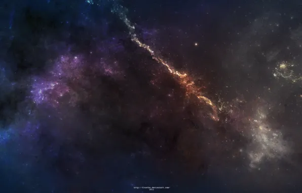 Stars, light, nebula, constellation, omaet nebula