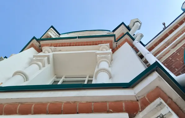 The building, brick, Church, Architecture