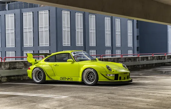 Porsche, Side, Parking, RWB, Porsche 964, Porsche 964 RWB