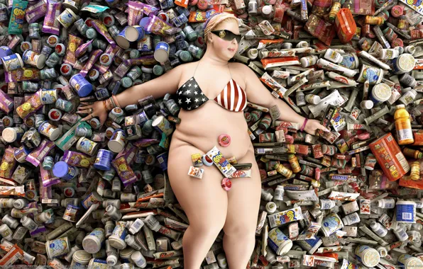 Fat, consumption, banks, America