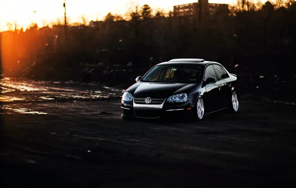 Picture Volkswagen, black, Volkswagen, stance, jetta, MK5