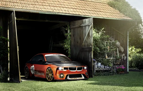 Concept, BMW, Tuning, Orange, Car, 2002, Hommage, 2016