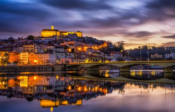 Night, the city, Coimbra