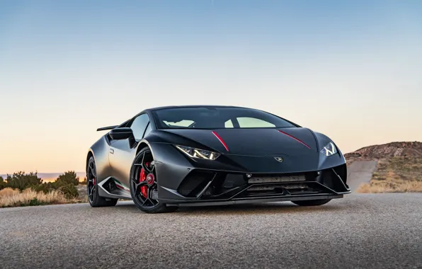 Sunset, the evening, Lamborghini, Performante, Huracan, 2020, VF Engineering