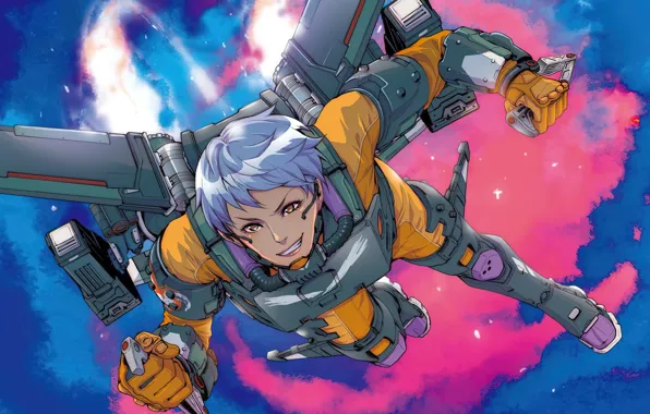 Valkyrie, Valkyrie, game art, apex legends, apex, apex legends art
