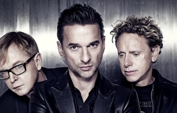 Picture men, musicians, the legendary band, Depeche mode, Andrew Fletcher, Herald of fashion, Martin Gore, David …
