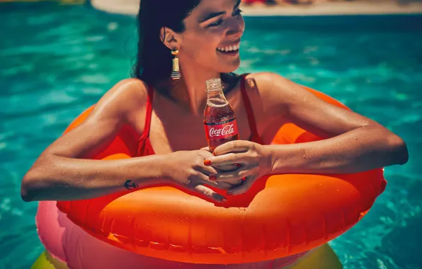 Picture girl, hot, sexy, coca cola, eyes, smile, beautiful, model