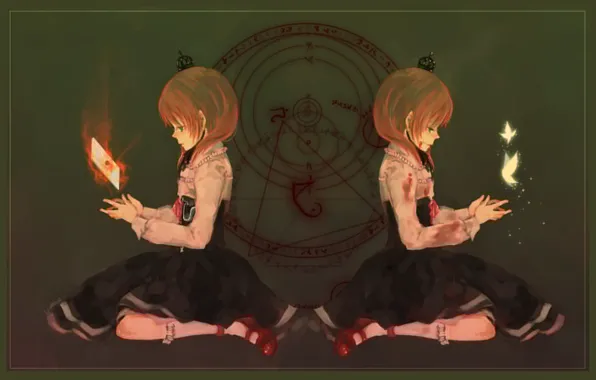Blood, crown, characters, witch, witchcraft, when the seagulls cry, Umineko no Naku koro ni, black …