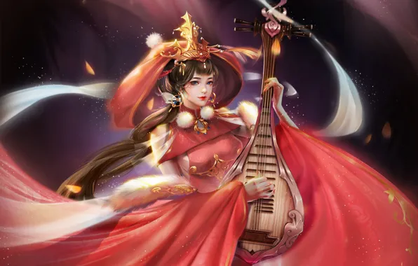 Girl, Music, Style, Asian, Girl, Dress, Asia, Art