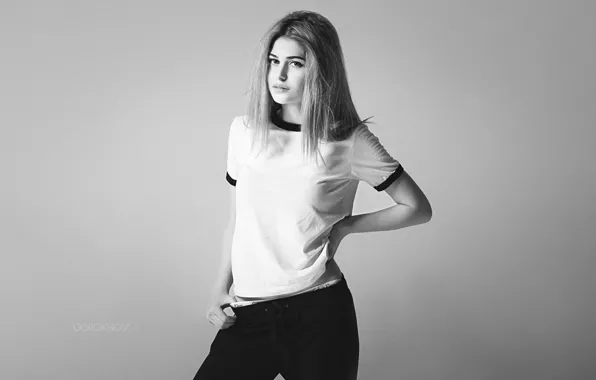 Picture girl, t-shirt, girl, woman, Galina Rover, Galeine Rover