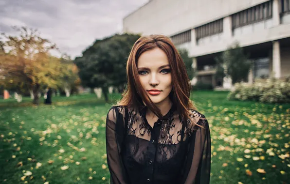 Look, girl, hair, red, Alexander Tsarev