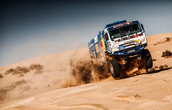 Sand, Sport, Machine, Speed, Truck, Master, Russia, Kamaz