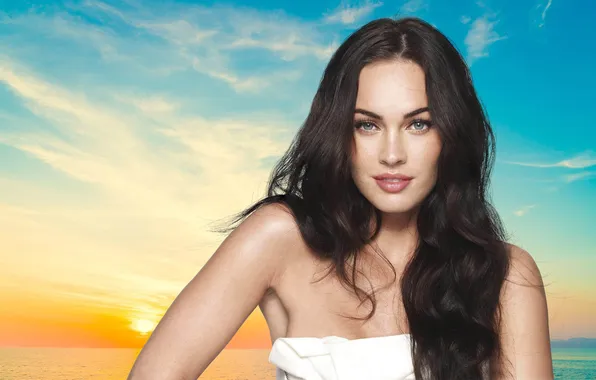 Colorful, megan fox, sky, scenic, horizon, exotic, tropical, sunny