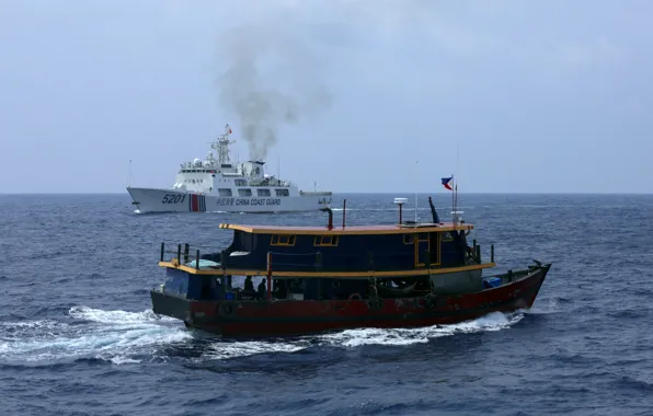 China, Barkas, Philippines, patrol ship