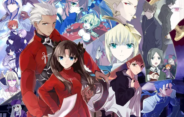 Download Characters Of Fate/stay Night Wallpaper