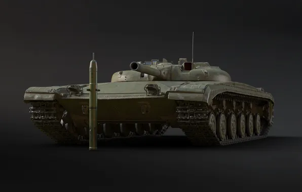 USSR, An experienced rocket tank, Cannon launcher, Object 775