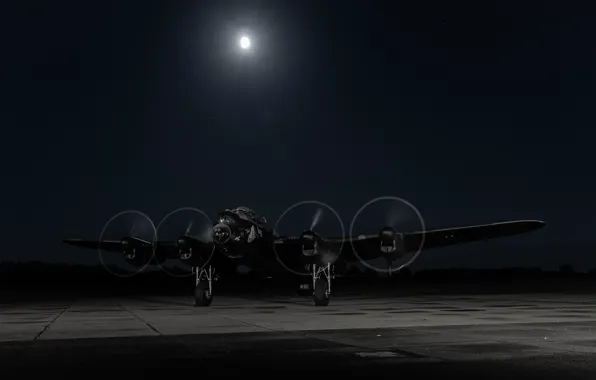 Bomber, four-engine, heavy, Avro Lancaster