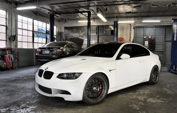 White, black, bmw, BMW, white, workshop, black, e92