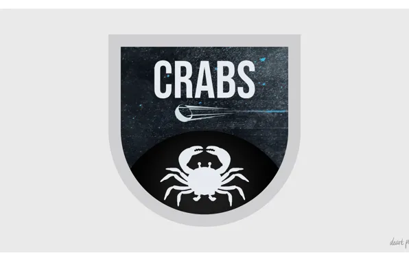 Crab, minimalism, team, hockey