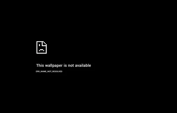 Minimalism, black background, error, simple background, wallpaper not available, Windows error, page not found