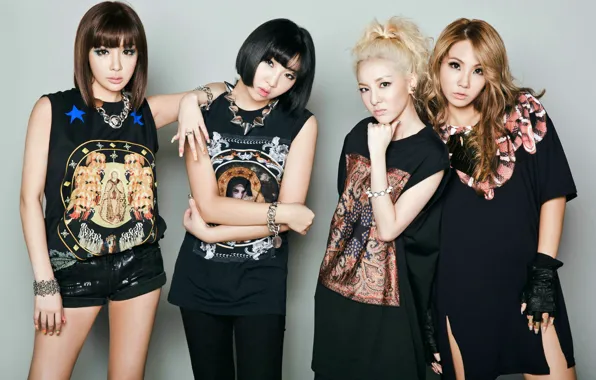 Music, girls, Asian girls, South Korea, 2NE1, K-pop