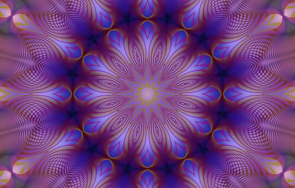 Purple, blue, abstraction, lilac, pink, pattern, fractals, fractal