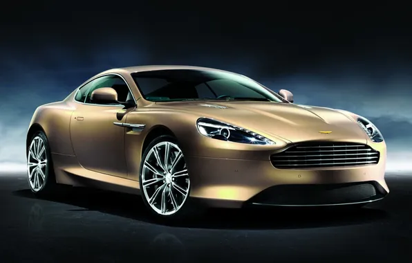 Background, Aston Martin, Turn, supercar, the front, Aston Martin, spec.version, Virage