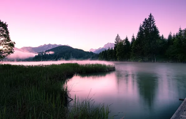 Landscape, mountains, nature, lake