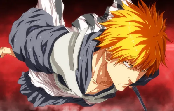 Wallpaper game, Bleach, anime, Ichigo, asian, Kurosaki Ichigo, mask, manga  for mobile and desktop, section сёнэн, resolution 1920x1080 - download