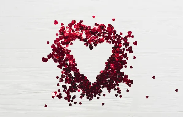 Picture Background, Sequins, Heart