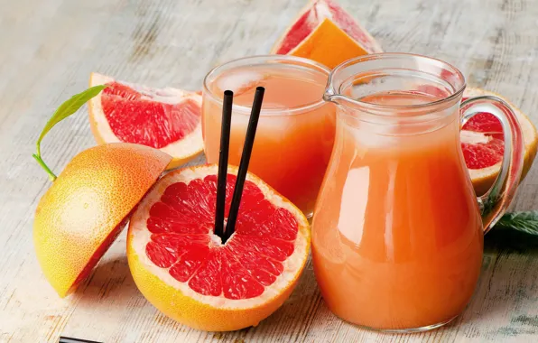 Juice, drink, grapefruit
