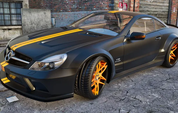 Machine, black, 3D graphics