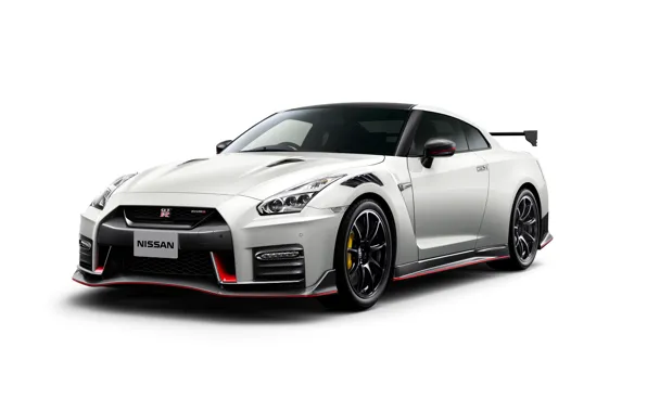 Picture white background, Nissan, GT-R, R35, Nismo