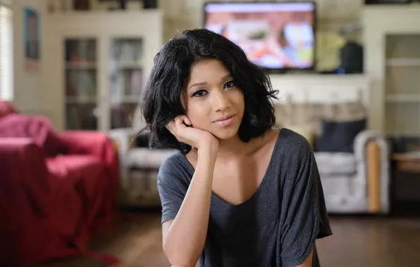 Look, face, background, Dessy