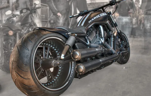 Design, style, background, black, HDR, motorcycle, form, bike