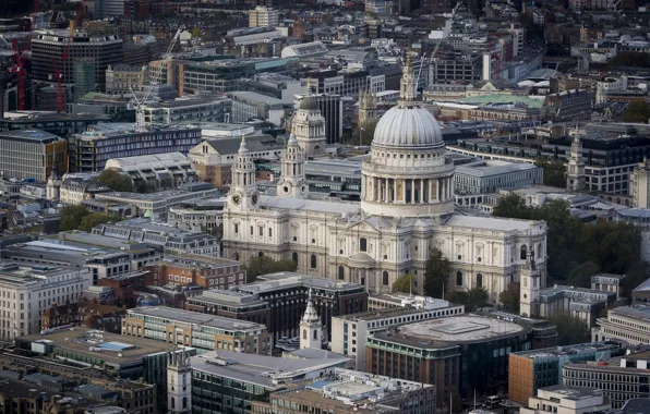 The city, London, building, the view from the top