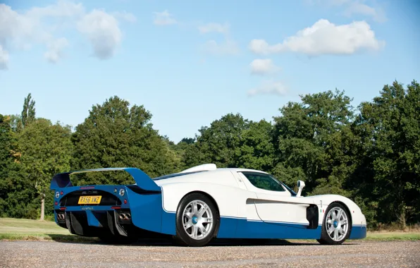 Picture Maserati, supercar, back, MC12, Maserati MC12, impressive