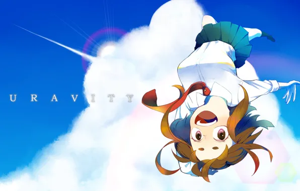 The sky, girl, My Hero Academia, Boku No Hero Academy, My Hero Academy, Uraraka, Ochako