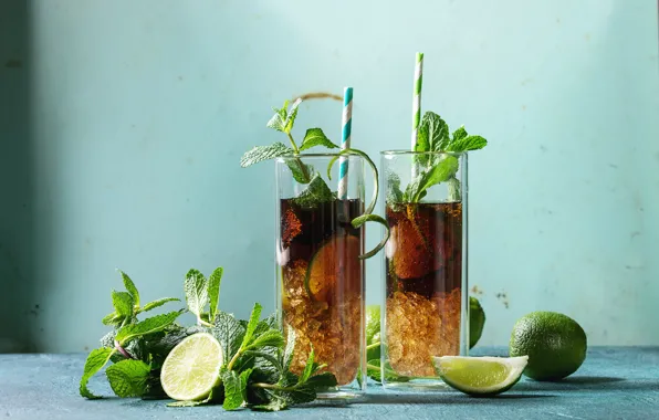 Glass, cocktail, lime, drink, mint, Natasha Breen