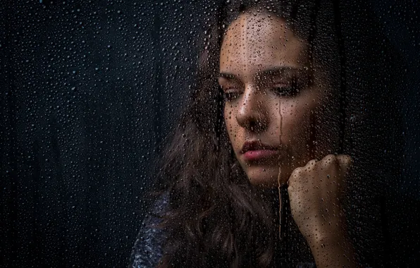 sad girl with tears wallpapers