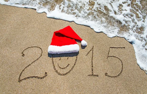 Picture sand, sea, beach, beach, sea, sand, New Year, Happy