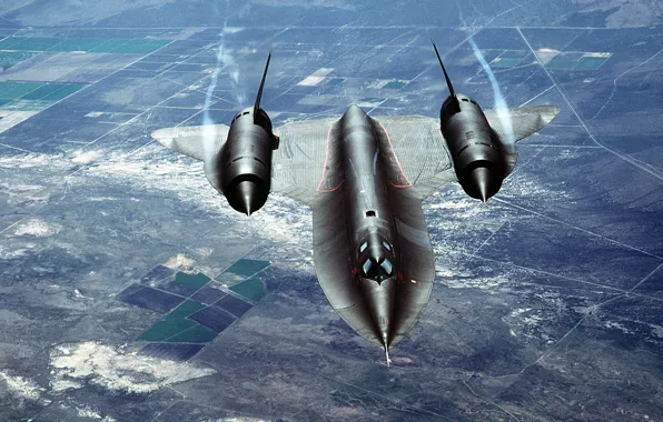 Picture Blackbird, Lockheed SR-71, supersonic strategic reconnaissance USAF