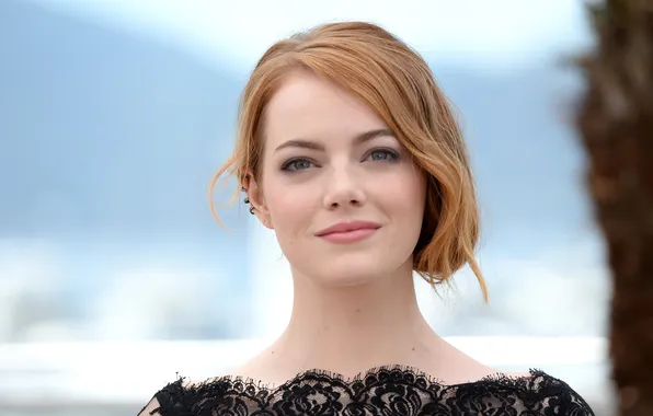 Look, portrait, actress, beauty, redhead, Emma Stone, Emma Stone