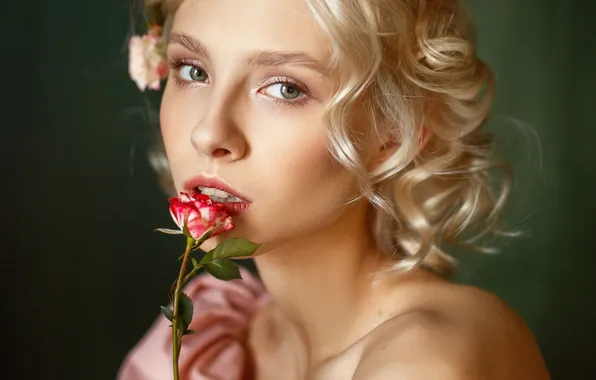 Portrait, blonde, Alisa Tarasenko, Nastassja Parshina